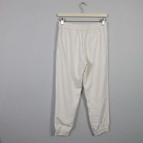 Wilfred Joggers Pants Women S Ivory Tie Front Textured Office Career Casual 322 - Picture 2 of 14
